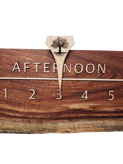 Chelsea:5 - foot Chechen/Maple - Linear Clockworks