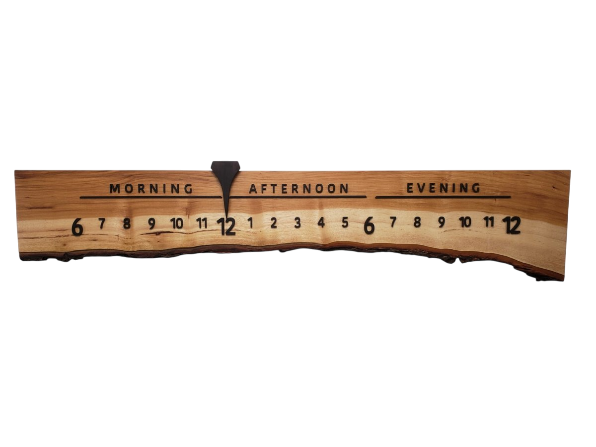 Boston:3 - foot Maple/Wenge - Linear Clockworks