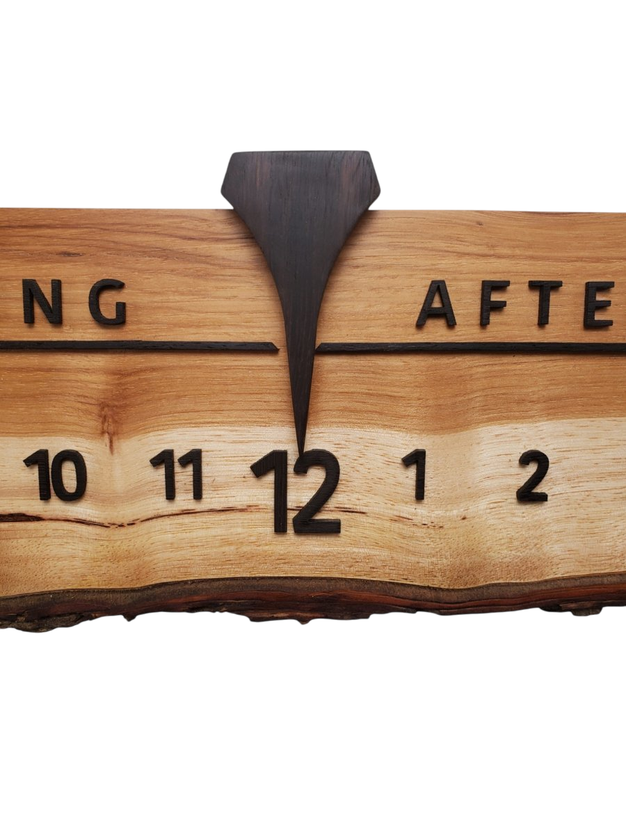 Boston:3 - foot Maple/Wenge - Linear Clockworks
