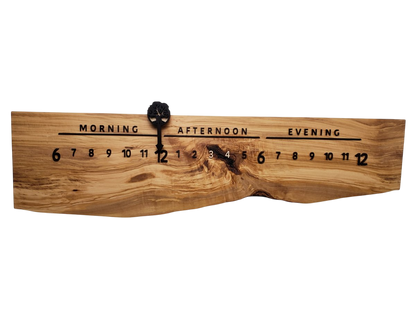 California:3 - foot Olivewood/Wenge - Linear Clockworks
