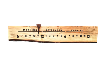 Amber: 3 - foot Ambrosia Maple/Walnut - Linear Clockworks