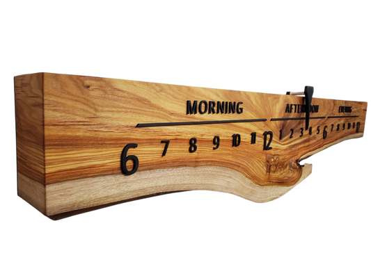 Camilla:5 - foot Canarywood/Walnut - Linear Clockworks