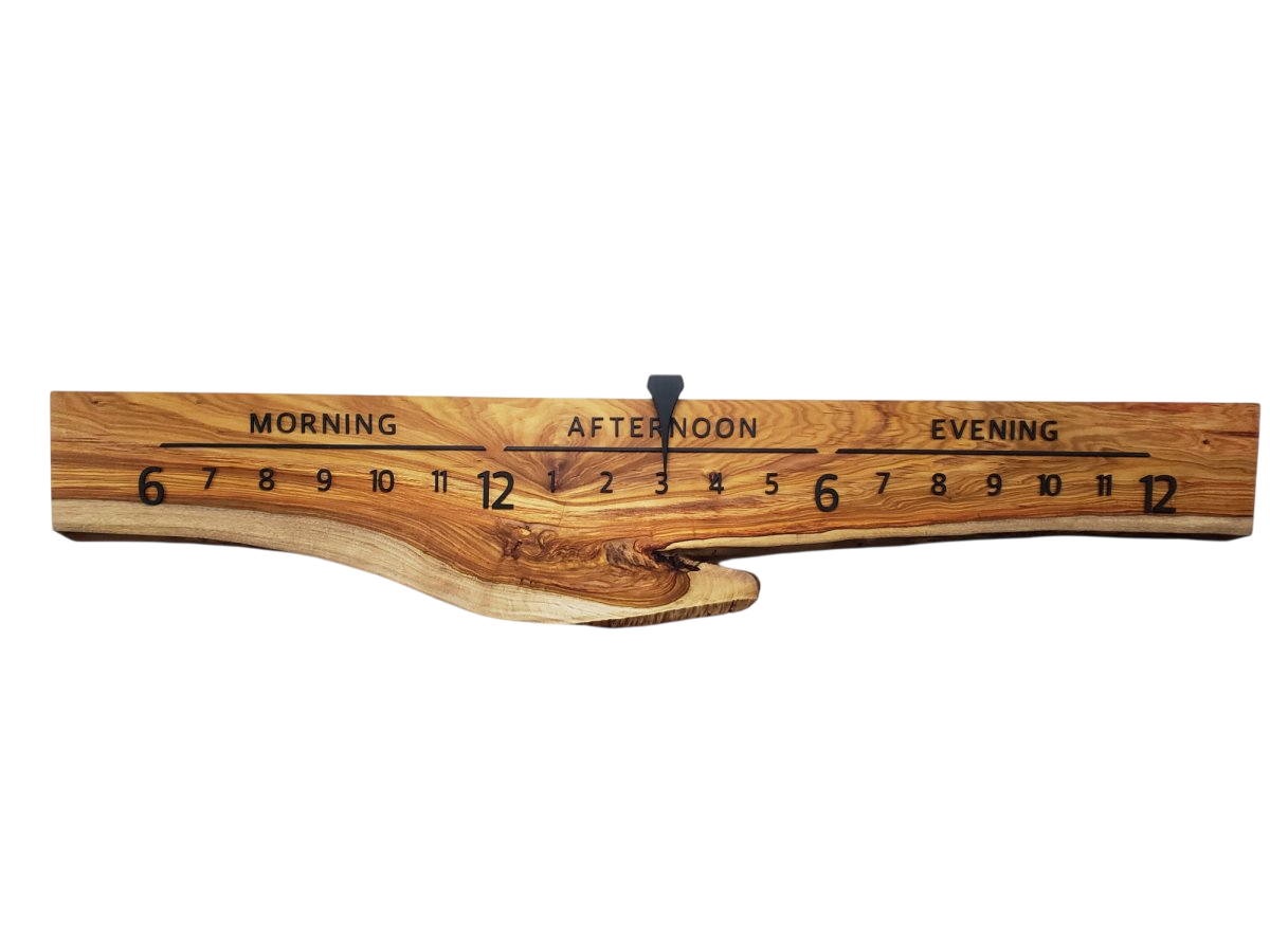 Camilla:5 - foot Canarywood/Walnut - Linear Clockworks