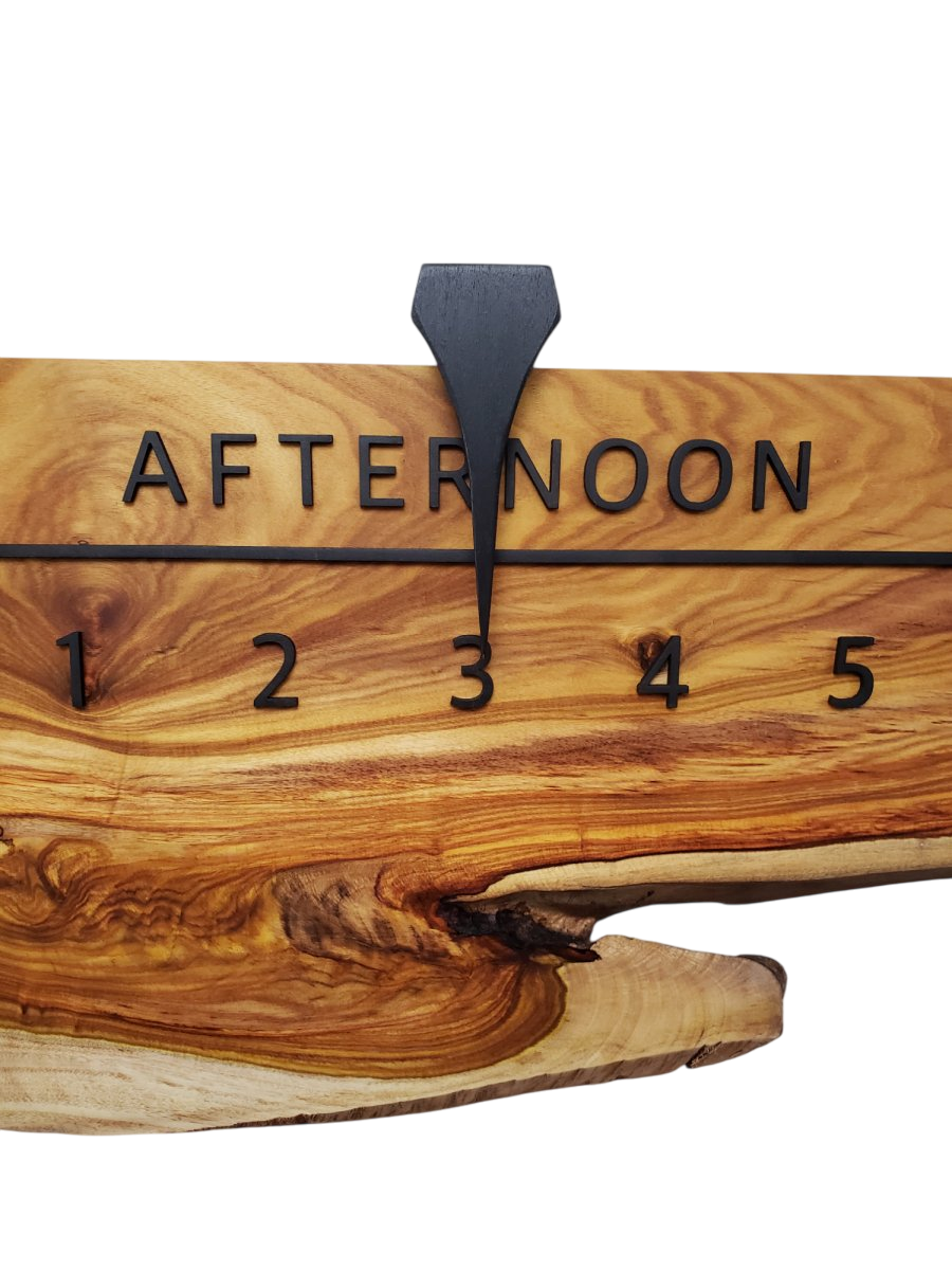 Camilla:5 - foot Canarywood/Walnut - Linear Clockworks