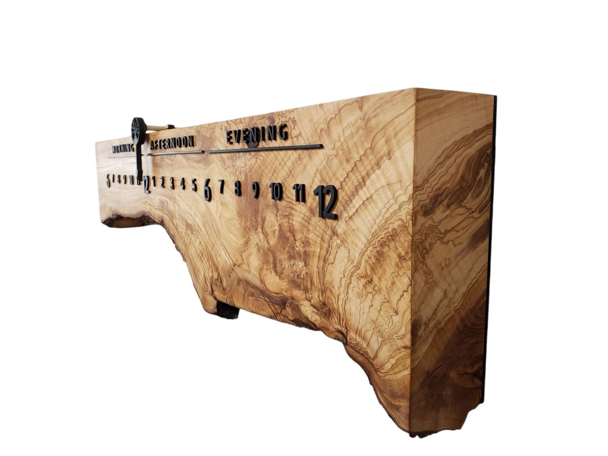 3ft Olivewood/Walnut - Linear Clockworks
