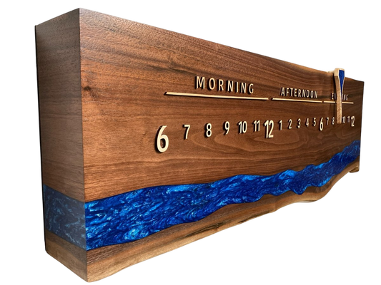 Batesburg: 3 - foot Walnut river - Linear Clockworks