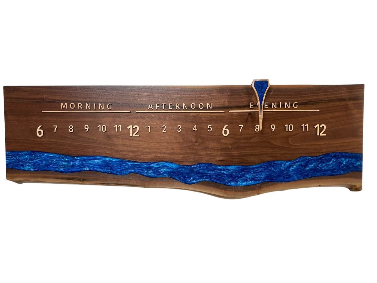 Batesburg: 3 - foot Walnut river - Linear Clockworks