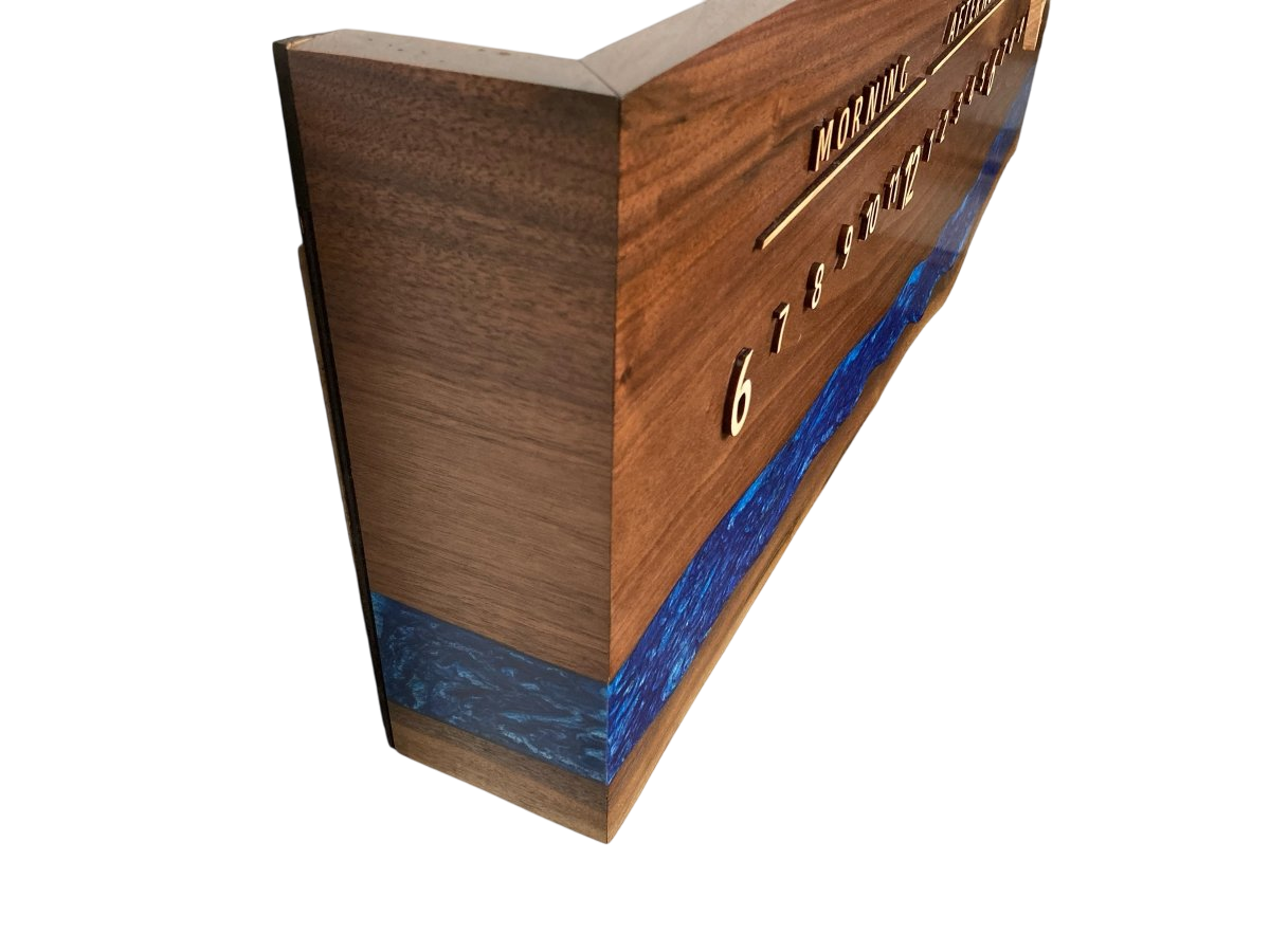 Batesburg: 3 - foot Walnut river - Linear Clockworks