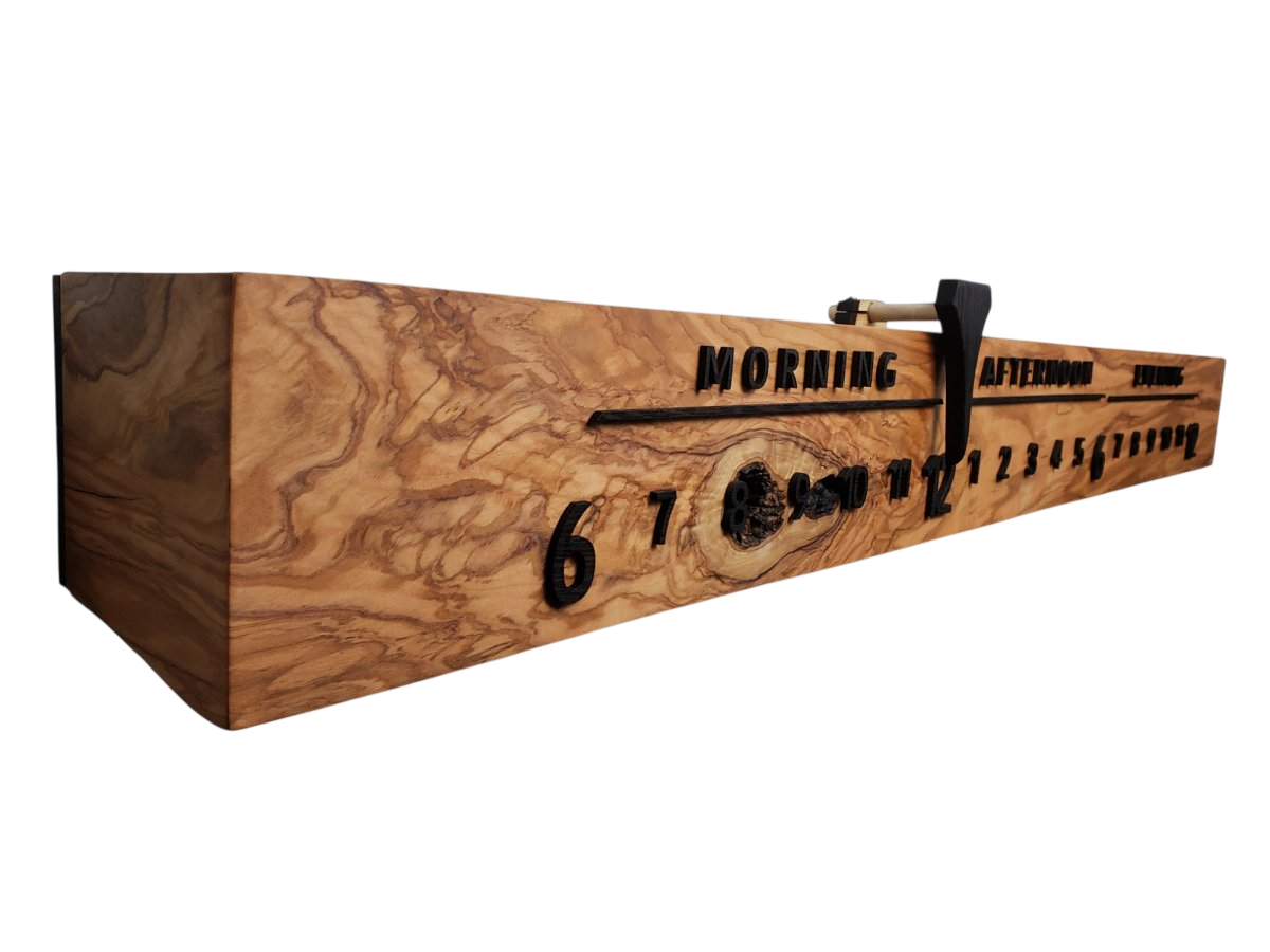 Berry:3 - foot Olive/Wenge - Linear Clockworks