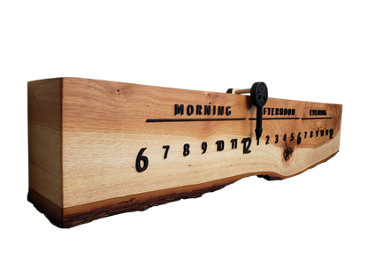 Beige:3 - foot Maple/Walnut - Linear Clockworks