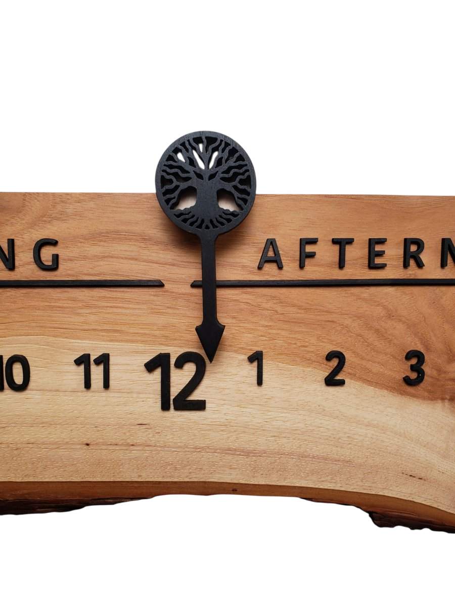 Beige:3 - foot Maple/Walnut - Linear Clockworks