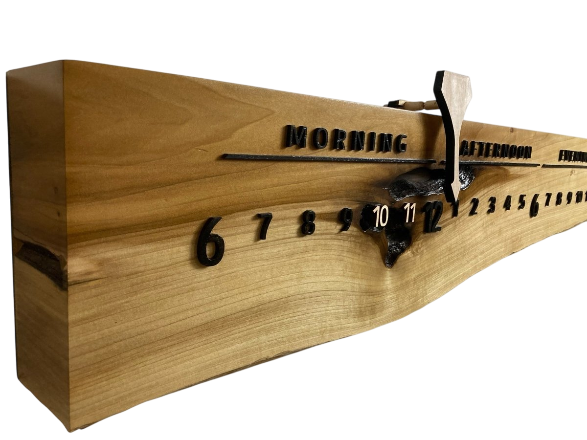 Bobbie: 3 - foot Poplar - Linear Clockworks