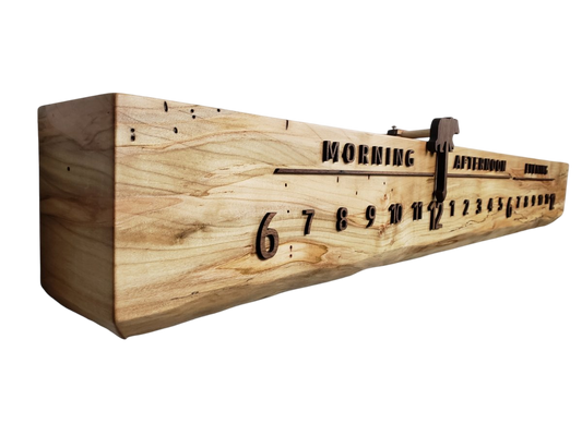 Dandelion:3 - foot Ambrosia Maple/Walnut - Linear Clockworks
