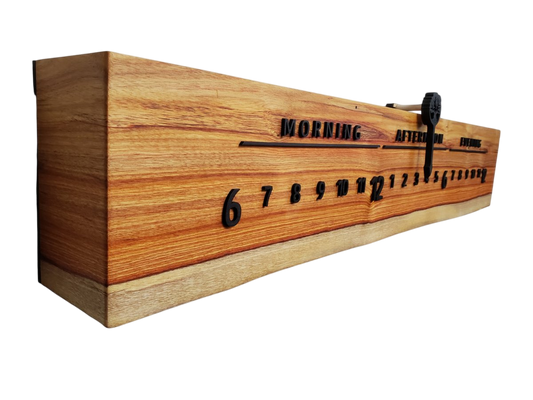 Cole:3 - foot Canarywood/Walnut - Linear Clockworks