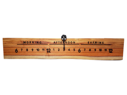 Cole:3 - foot Canarywood/Walnut - Linear Clockworks