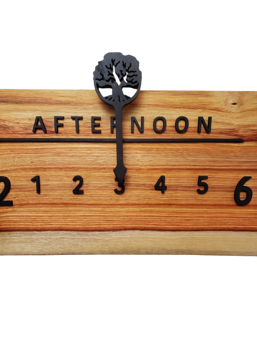 Cole:3 - foot Canarywood/Walnut - Linear Clockworks