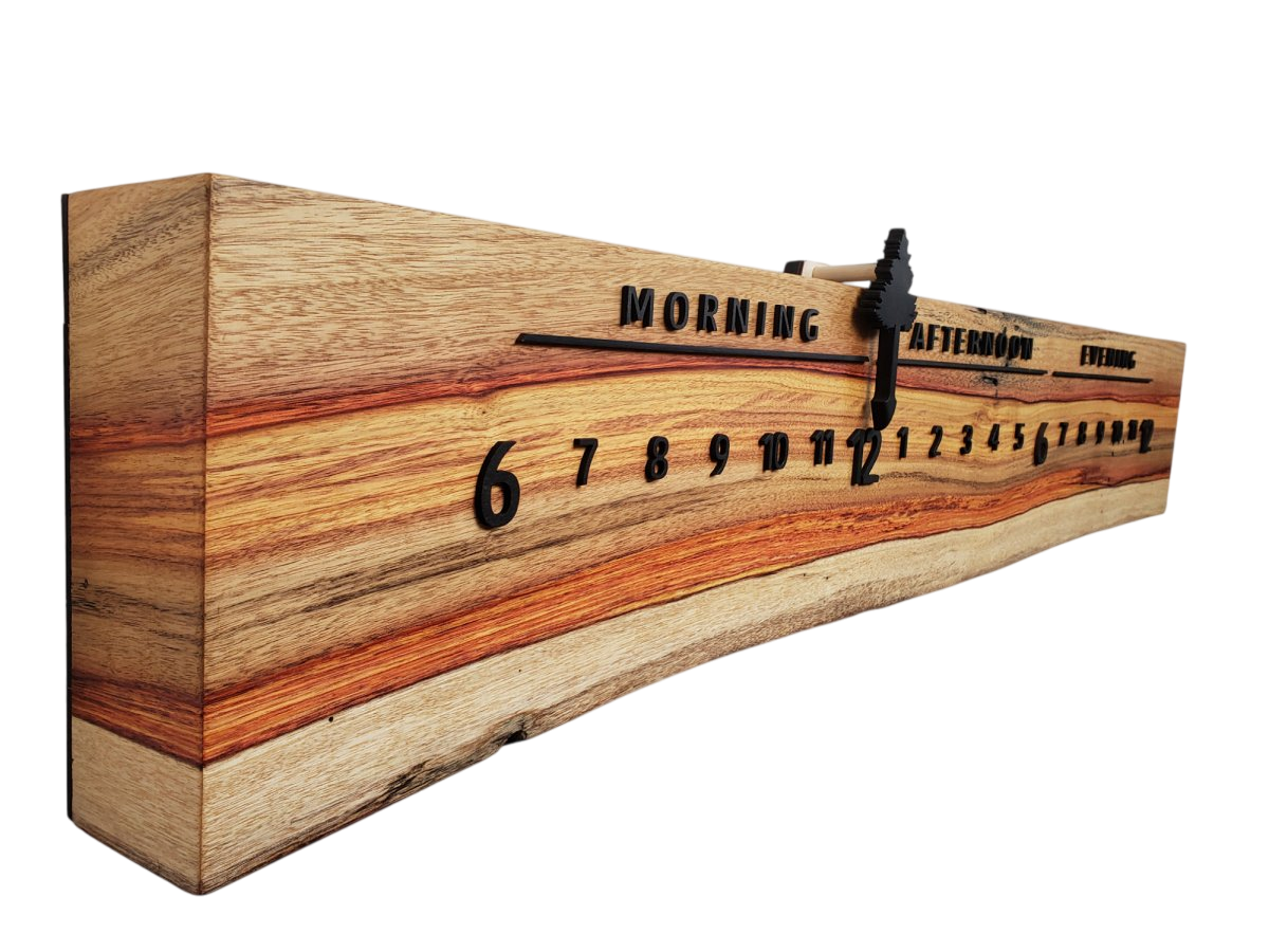 Canary:3 - foot Canarywood/Walnut - Linear Clockworks