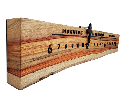 Canary:3 - foot Canarywood/Walnut - Linear Clockworks