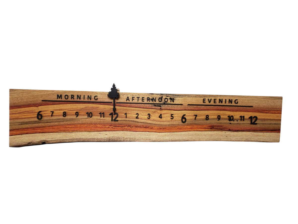 Canary:3 - foot Canarywood/Walnut - Linear Clockworks