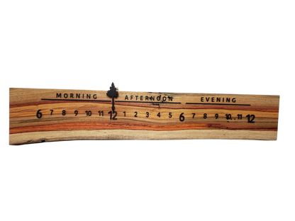 Canary:3 - foot Canarywood/Walnut - Linear Clockworks