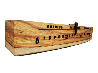 Cloudberry:3 - foot Canarywood/Walnut - Linear Clockworks