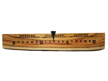 Cloudberry:3 - foot Canarywood/Walnut - Linear Clockworks