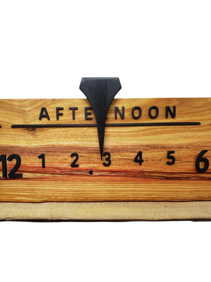 Cloudberry:3 - foot Canarywood/Walnut - Linear Clockworks