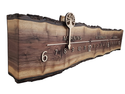 Charleston:5 - ft Walnut/Maple - Linear Clockworks