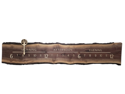 Charleston:5 - ft Walnut/Maple - Linear Clockworks