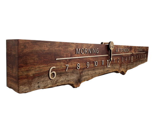 Clockosaurus:5 - foot Chechen/Maple - Linear Clockworks