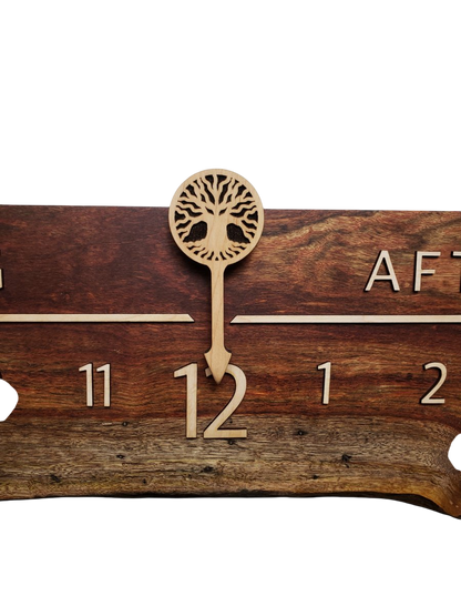 Clockosaurus:5 - foot Chechen/Maple - Linear Clockworks