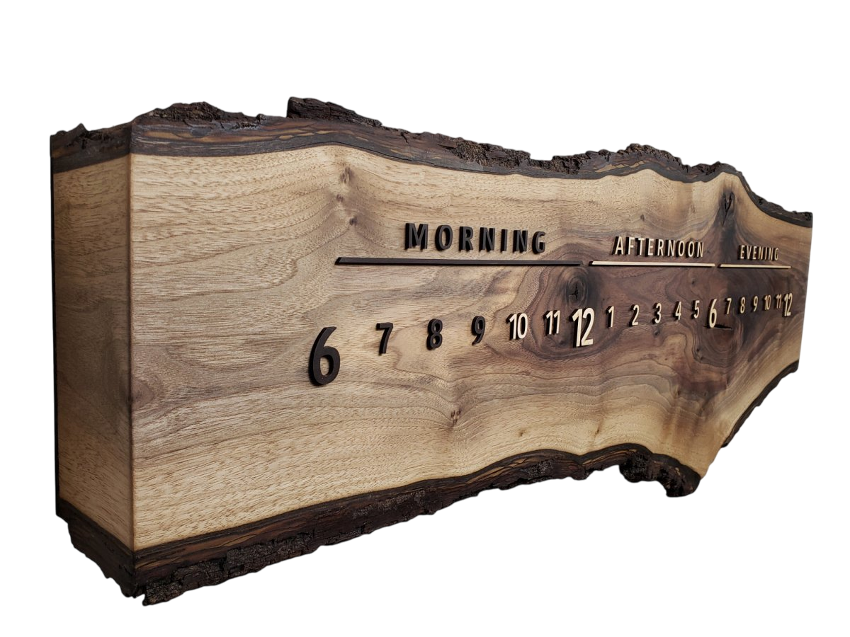 Leonardo:3 - foot Walnut/Maplen9 - Linear Clockworks