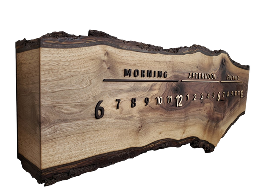Leonardo:3 - foot Walnut/Maplen9 - Linear Clockworks