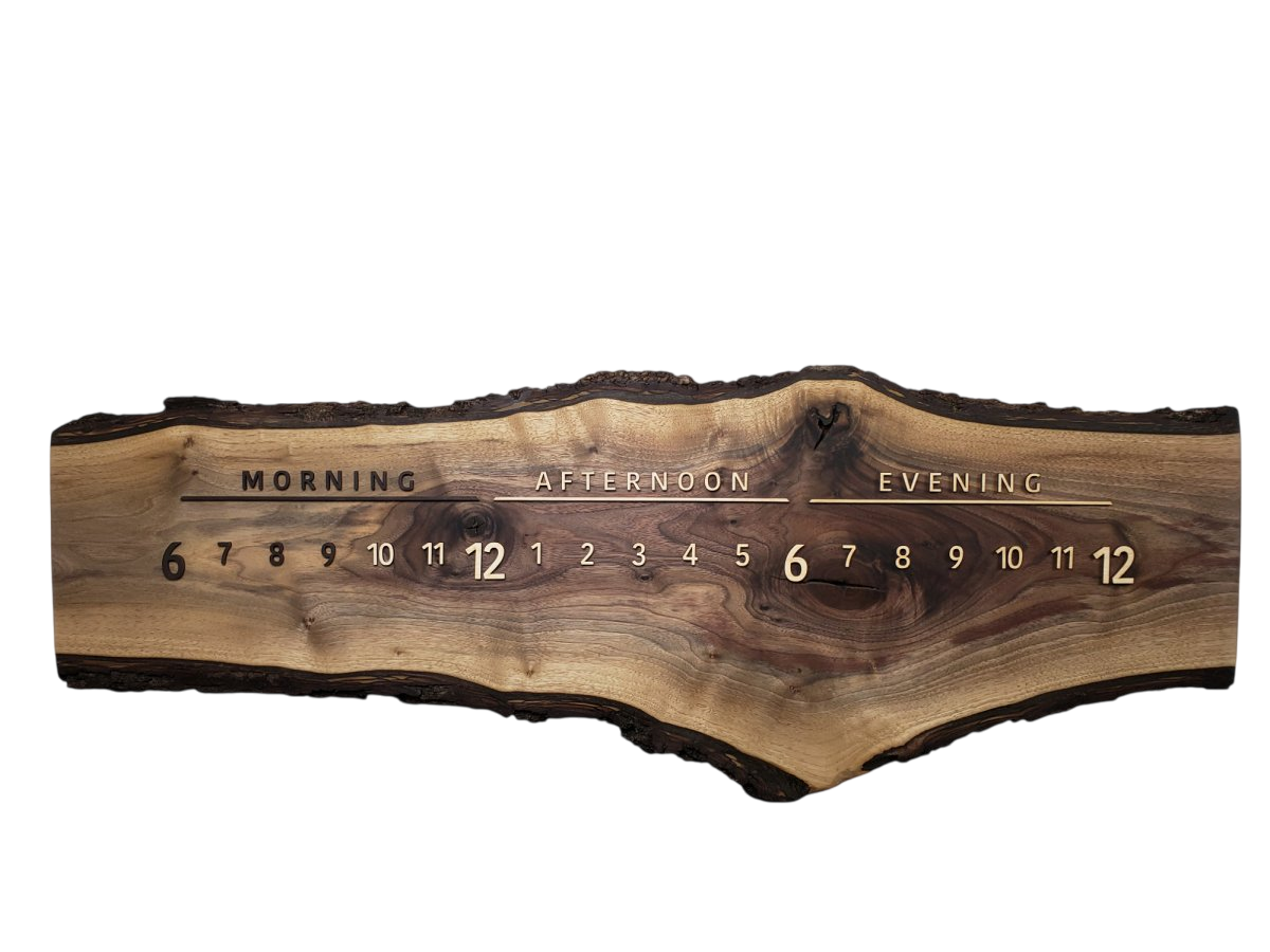 Leonardo:3 - foot Walnut/Maplen9 - Linear Clockworks