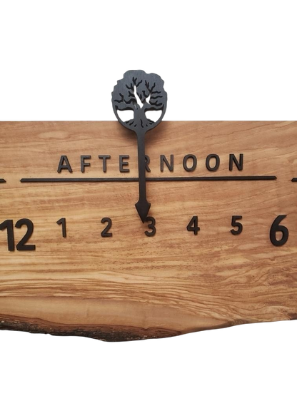 Omega:3 - foot Olivewood/Walnut - Linear Clockworks
