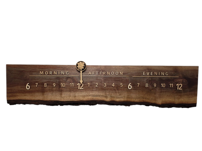 Hastings:3 - foot Walnut/Maple - Linear Clockworks