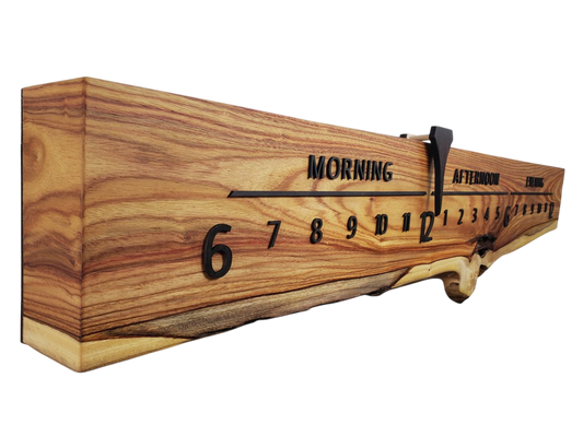 Isadora:5 - foot Canarywood/Walnut - Linear Clockworks