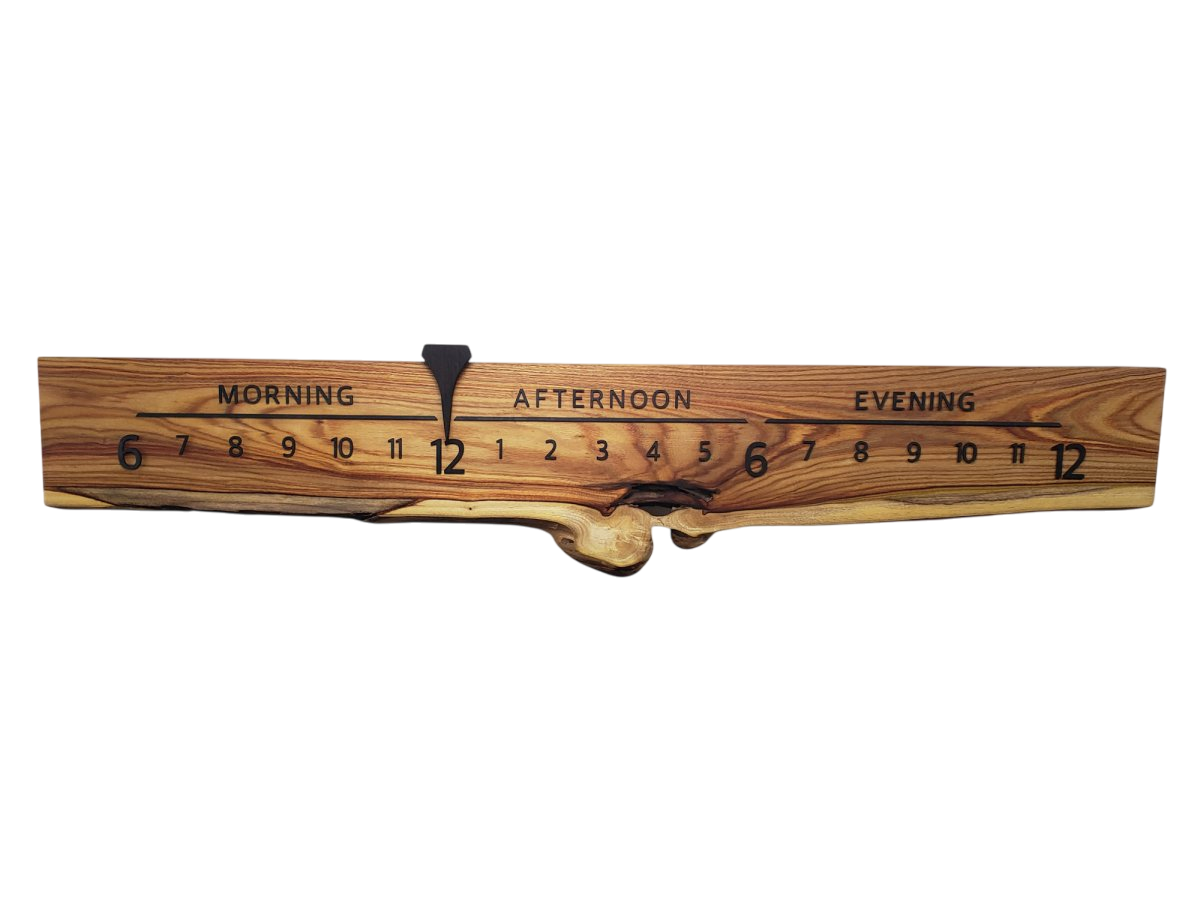 Isadora:5 - foot Canarywood/Walnut - Linear Clockworks