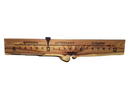 Isadora:5 - foot Canarywood/Walnut - Linear Clockworks