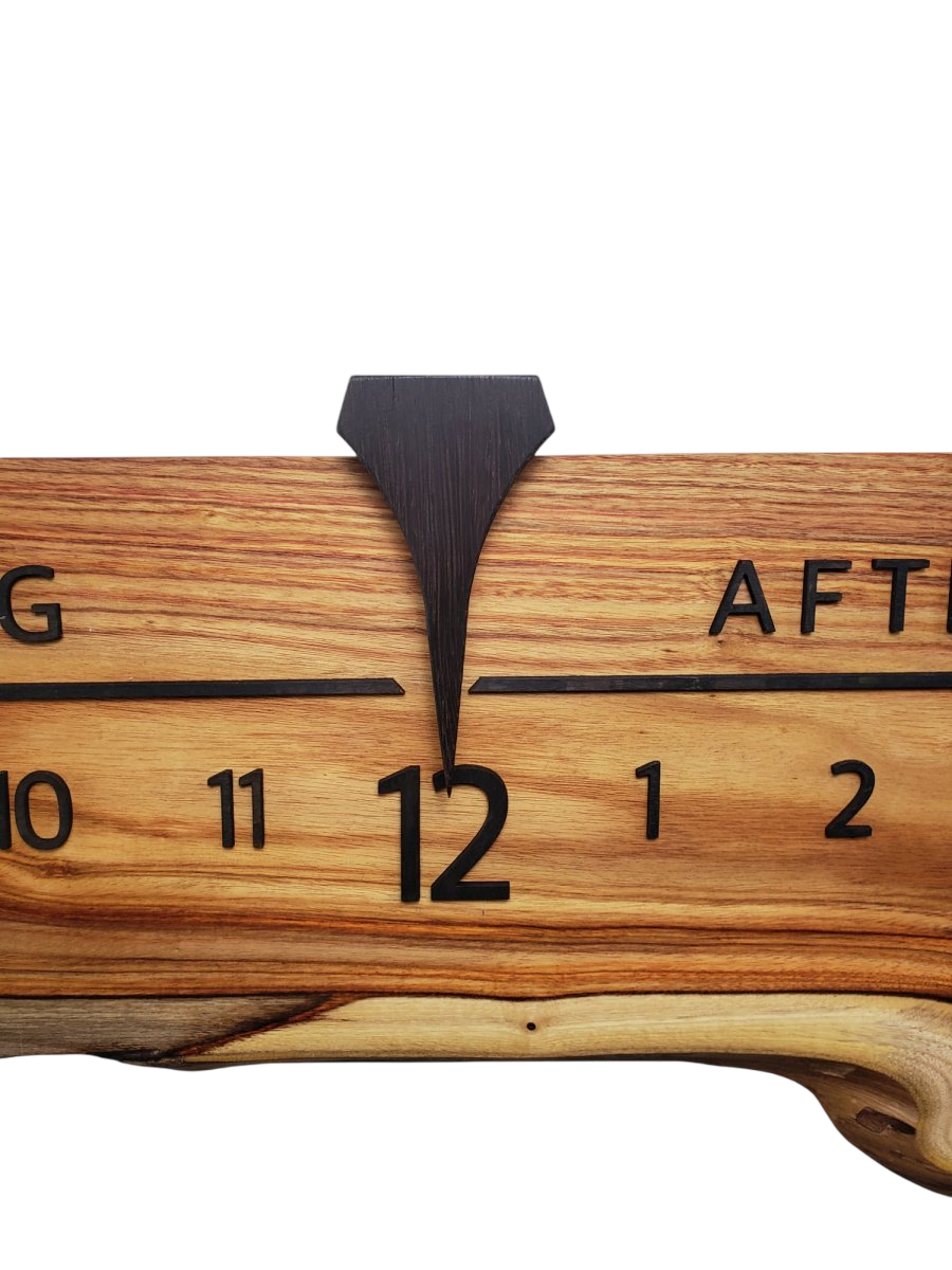 Isadora:5 - foot Canarywood/Walnut - Linear Clockworks