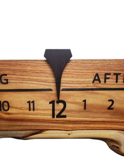 Isadora:5 - foot Canarywood/Walnut - Linear Clockworks