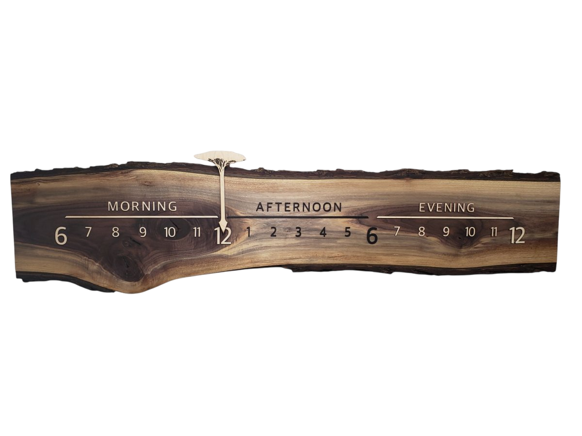 Lioness:5 - foot Walnut/Maple - Linear Clockworks