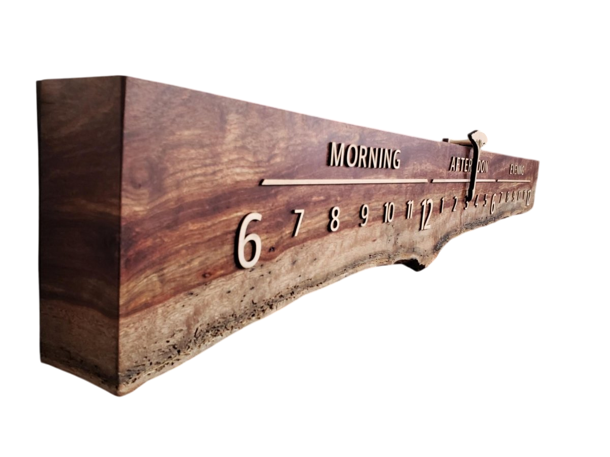 Monterey: 5 - foot Chechen/Maple - Linear Clockworks
