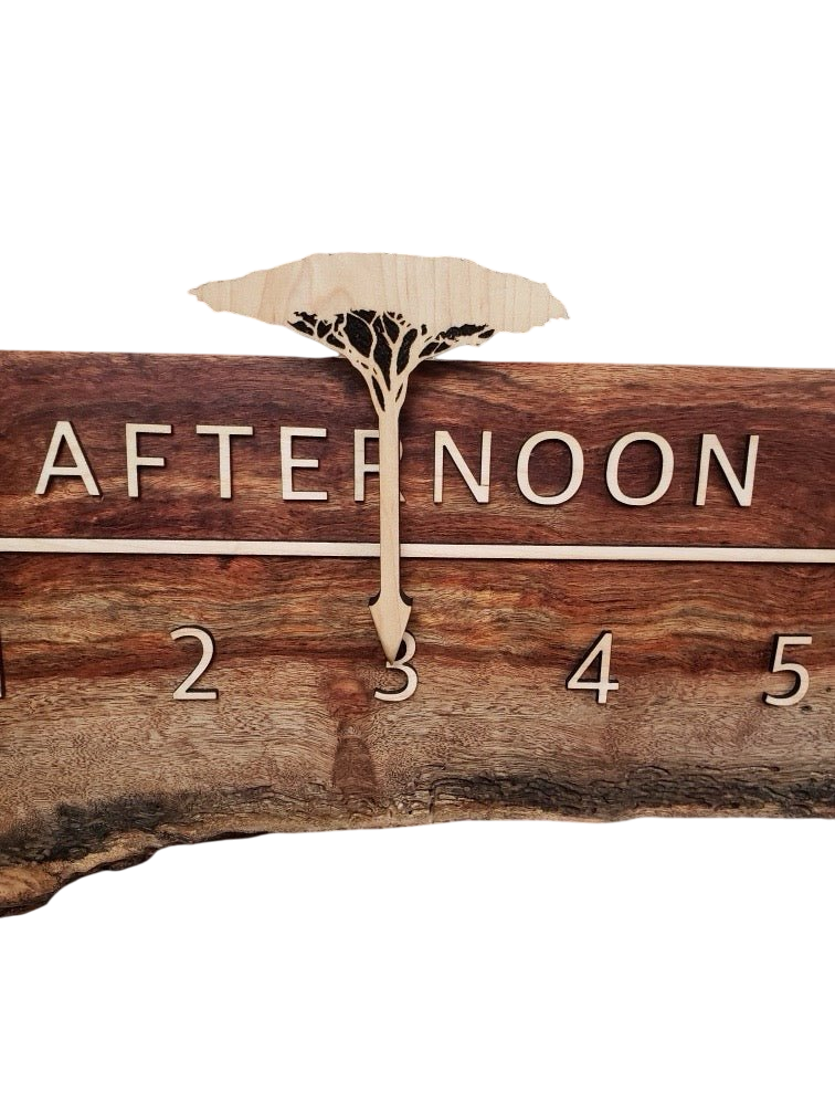 Monterey: 5 - foot Chechen/Maple - Linear Clockworks
