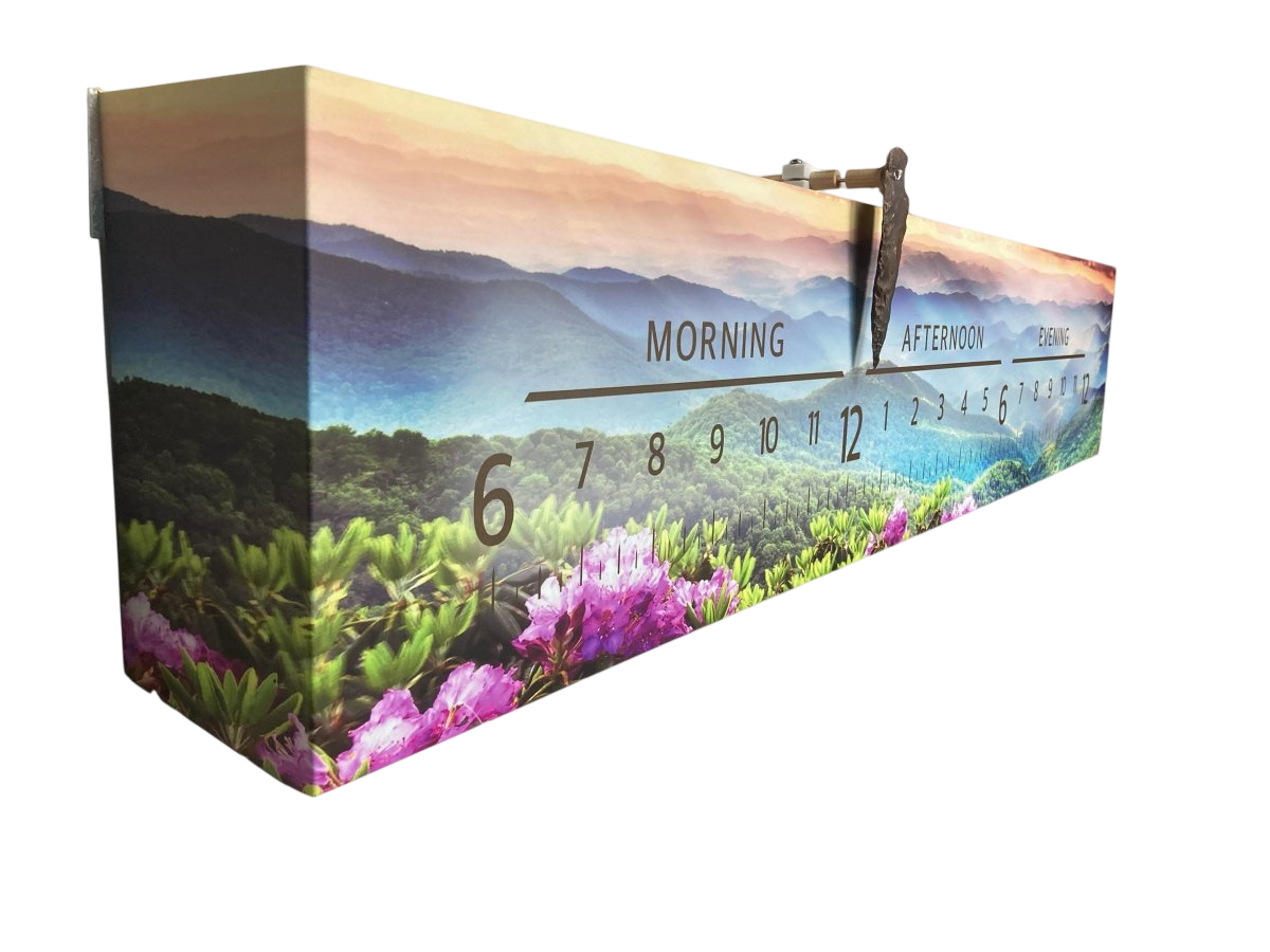 Craggy Garden: Fine Art Print 3 - foot - Linear Clockworks