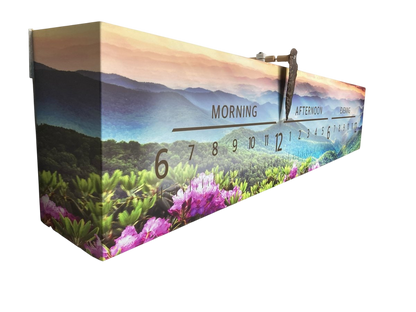 Craggy Garden: Fine Art Print 3 - foot - Linear Clockworks