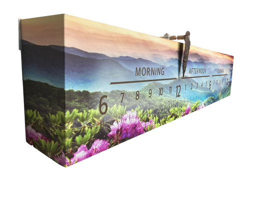 Craggy Garden: Fine Art Print 3 - foot - Linear Clockworks