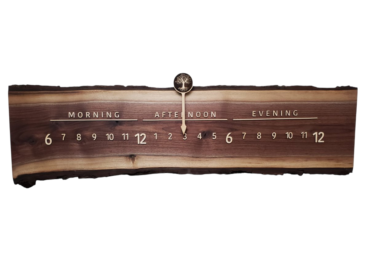 Melody:3 - foot Walnut/Maple - Linear Clockworks
