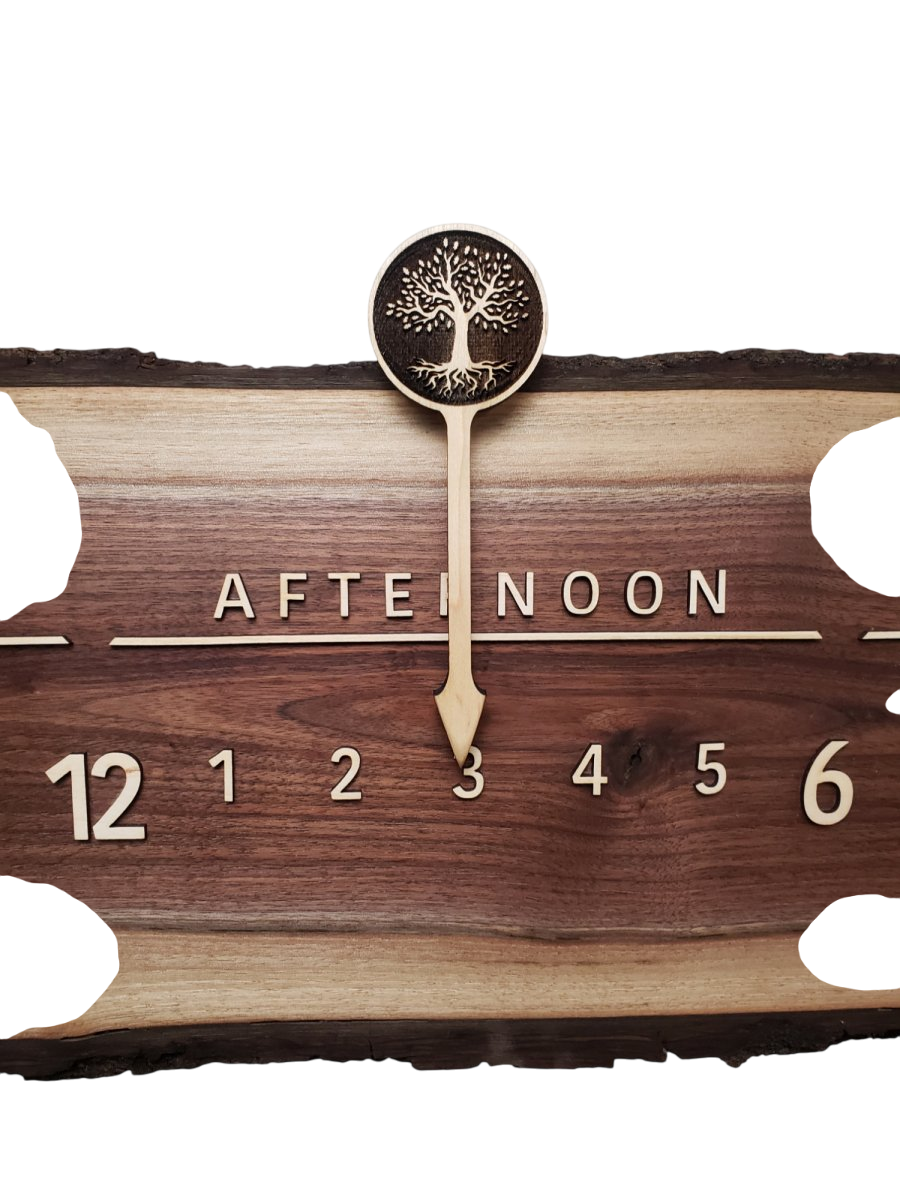 Melody:3 - foot Walnut/Maple - Linear Clockworks