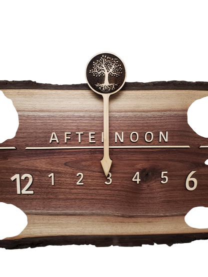 Melody:3 - foot Walnut/Maple - Linear Clockworks